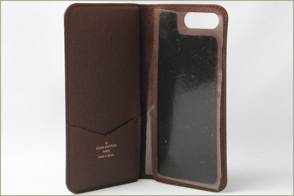 l 18 0007 3 Louis Vuitton iPhone Folio Case Damier Graphite Case