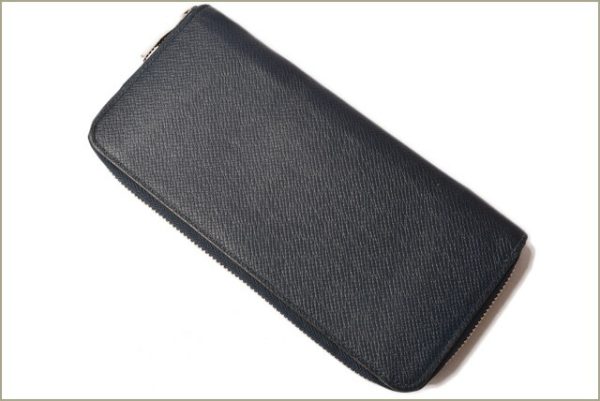 l 18 0009 3 Louis Vuitton Long Wallet Zippy Wallet Taiga Ocean