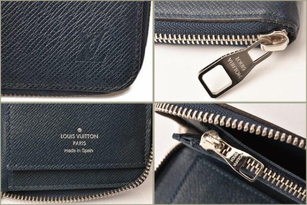 l 18 0009 4 Louis Vuitton Long Wallet Zippy Wallet Taiga Ocean