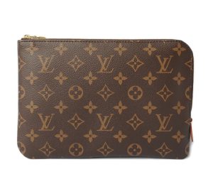 l 18 0013 1 Louis Vuitton Keepall 60 Monogram Bag Brown