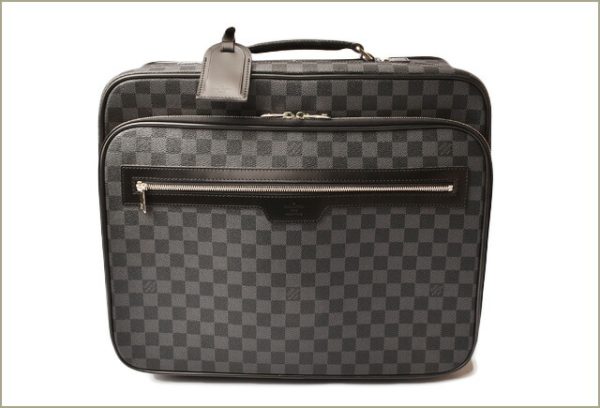 l 18 0016 2 Louis Vuitton Bag Pilot Case Damier Graphite