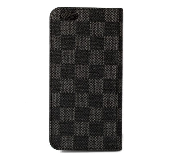 l 18 0017 1 Louis Vuitton iPhone 6+ Folio Case Damier Graphite