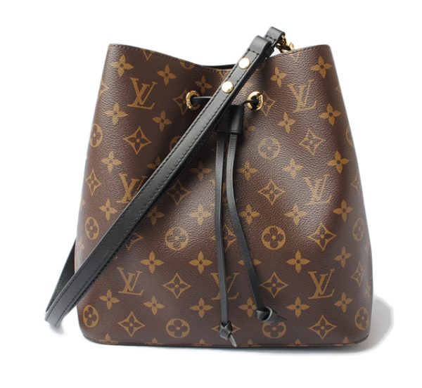 l 18 0027 1 Louis Vuitton Neo Noe Shoulder Bag Monogram Black