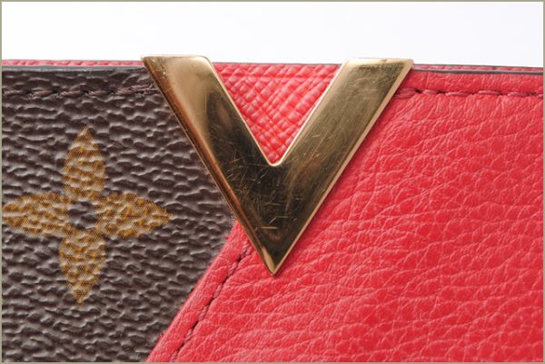 l 18 0033 3 Louis Vuitton Portoculte Card Holder Monogram Red