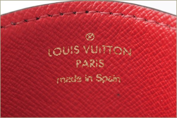 l 18 0033 4 Louis Vuitton Portoculte Card Holder Monogram Red