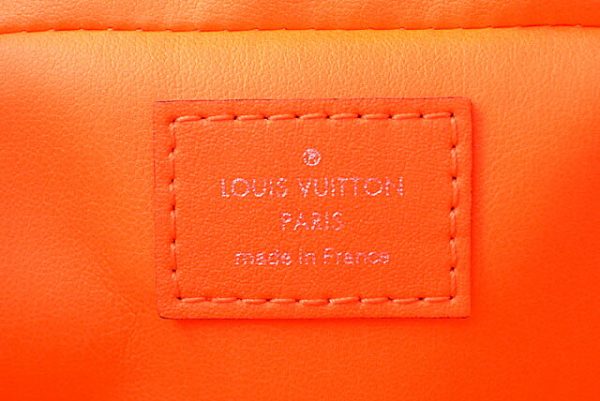 l 18 0034 8 Louis Vuitton Pouch Truth Toilette GM Damier Infini Neon Orange