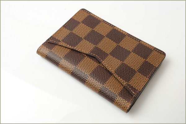 l 18 0040 6 Louis Vuitton Card Case Organizer de Poche Damier Sai Chapman