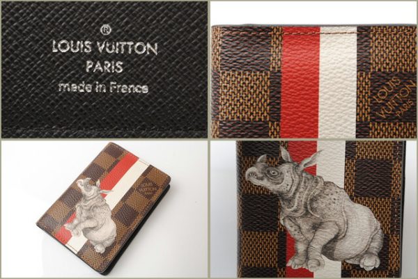 l 18 0040 7 Louis Vuitton Card Case Organizer de Poche Damier Sai Chapman