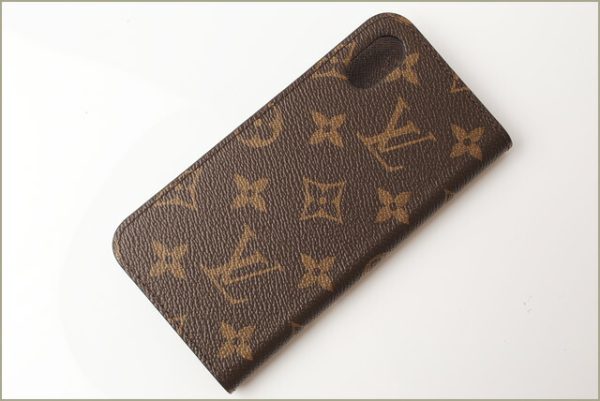 l 18 0041 5 Louis Vuitton iPhone Folio Case Monogram Brown