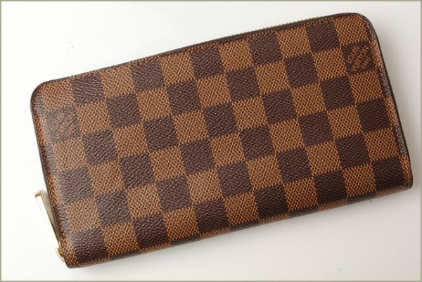 l 18 0047 2 Louis Vuitton Long Wallet Zippy Wallet Damier