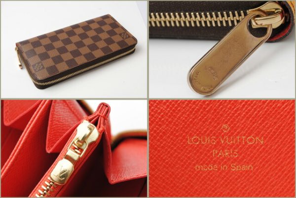 l 18 0048 5 Louis Vuitton Long Wallet Zippy Wallet Damier