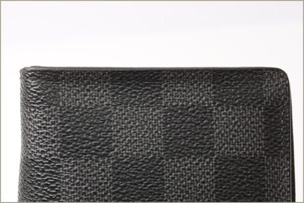 l 18 0053 4 Louis Vuitton Braza Wallet Long Damier Graphite Black