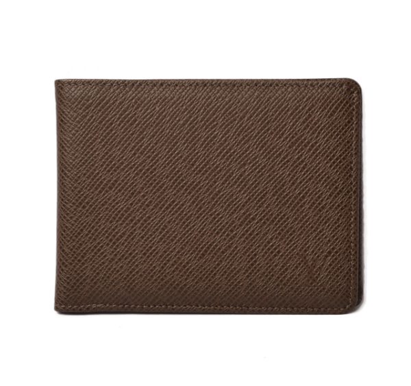 l 18 0058 1 Louis Vuitton Wallet Portefeuille Multiple Taiga Grizzli