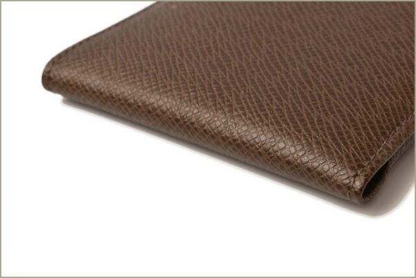 l 18 0058 4 Louis Vuitton Multiple Wallet FTaiga Grizzli Brown