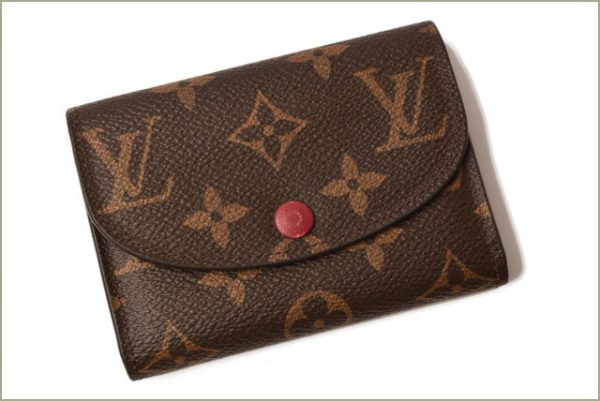 l 18 0059 2 Louis Vuitton Rosali Mini Wallet Monogram Fuchsia Pink