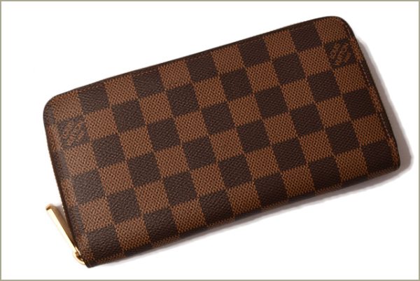 l 18 0063 2 Louis Vuitton Long Wallet Zippy Wallet Damier