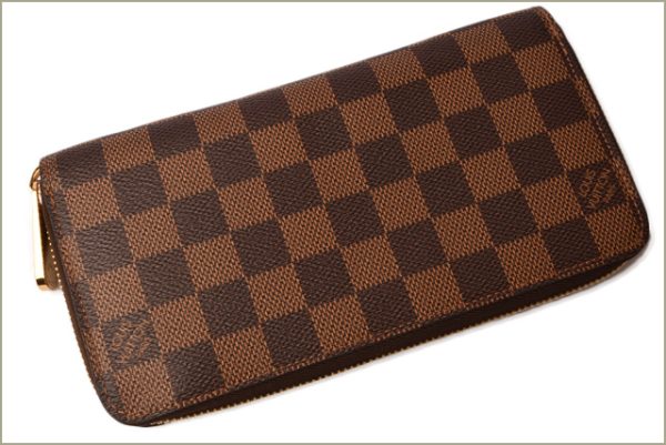 l 18 0063 3 Louis Vuitton Long Wallet Zippy Wallet Damier