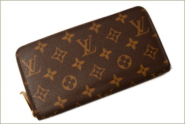 l 18 0064 2 Louis Vuitton Zippy Wallet Long Monogram Brown