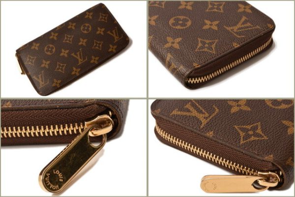 l 18 0064 3 Louis Vuitton Zippy Wallet Long Monogram Brown