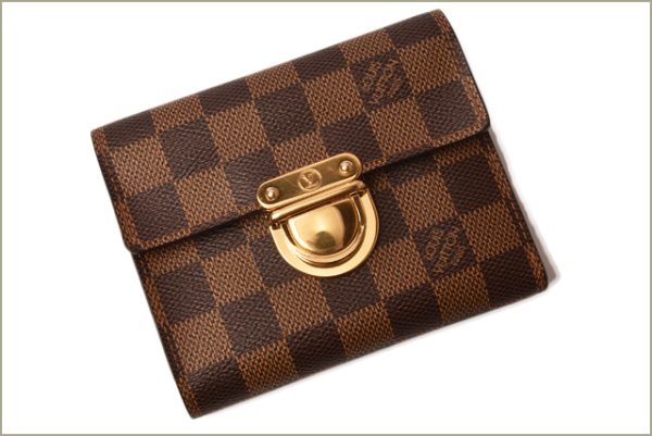 l 18 0068 2 Louis Vuitton Portefeuille Koala Wallet Damier Wallet Brown