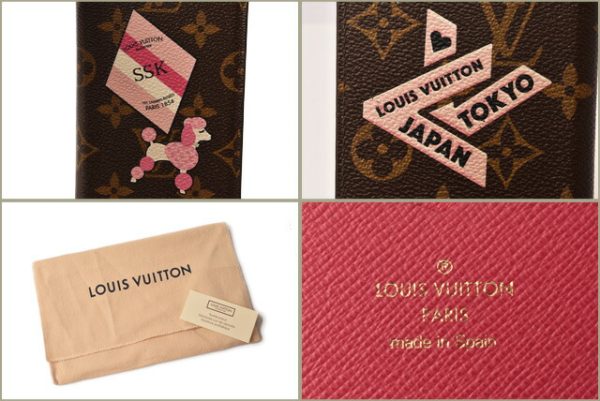 l 18 0073 5 Louis Vuitton iPhone 8+ Folio Case Monogram Pink