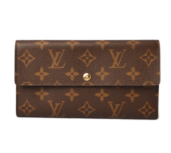 l 18 0082 1 Louis Vuitton Sala Wallet Long Monogram Brown