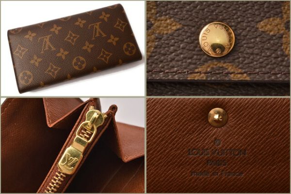 l 18 0082 3 Louis Vuitton Sala Wallet Long Monogram Brown