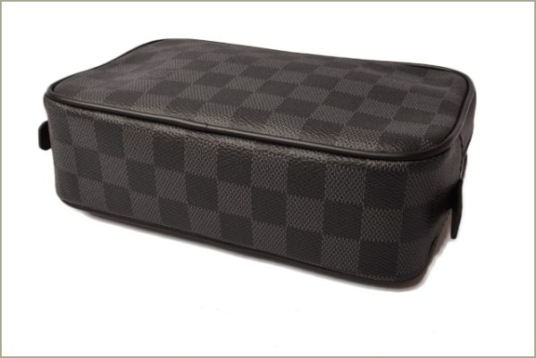 l 18 0084 5 Louis Vuitton Truth Toilette PM Pouch Damier Graphite Black