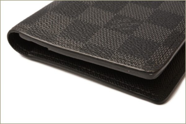 l 18 0088 5 Louis Vuitton Braza Wallet Long Damier Graphite Black