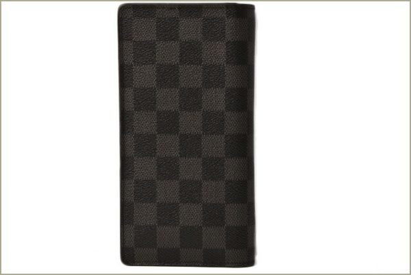 l 18 0089 2 Louis Vuitton Portefeuille Braza Wallet Damier Graphite Wallet