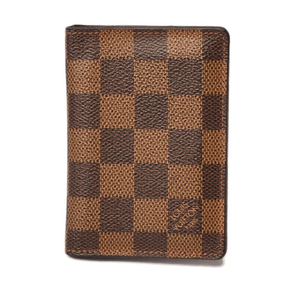 l 18 0091 1 Louis Vuitton Pocket Organizer Card Case Damier Brown