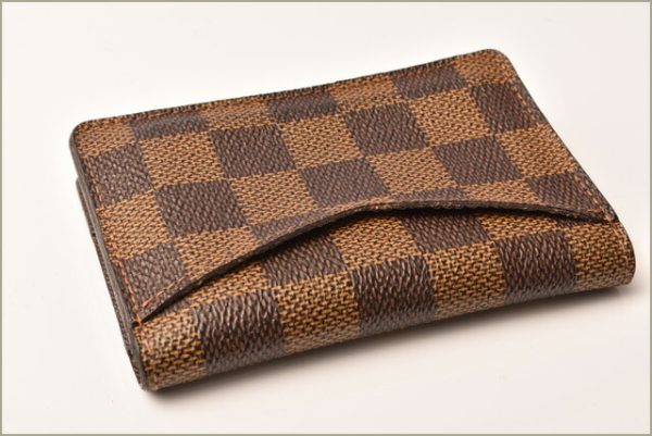 l 18 0091 6 Louis Vuitton Pocket Organizer Card Case Damier Brown