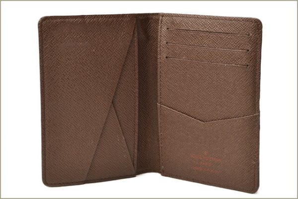 l 18 0091 7 Louis Vuitton Pocket Organizer Card Case Damier Brown