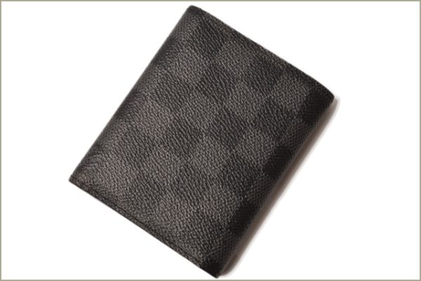 l 18 0092 3 Louis Vuitton Wallet Card Case Damier Graphite Case