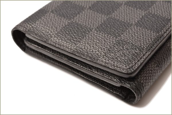 l 18 0092 4 Louis Vuitton Wallet Card Case Damier Graphite Case