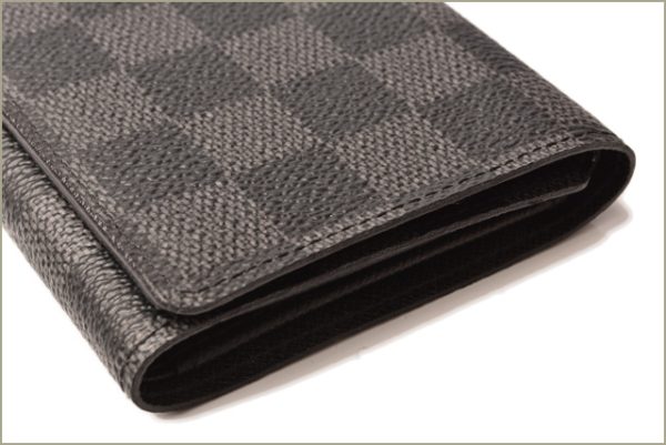 l 18 0092 5 Louis Vuitton Wallet Card Case Damier Graphite Case