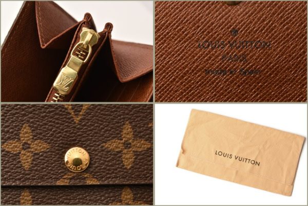 l 18 0097 7 Louis Vuitton Sala Wallet Long Monogram Brown