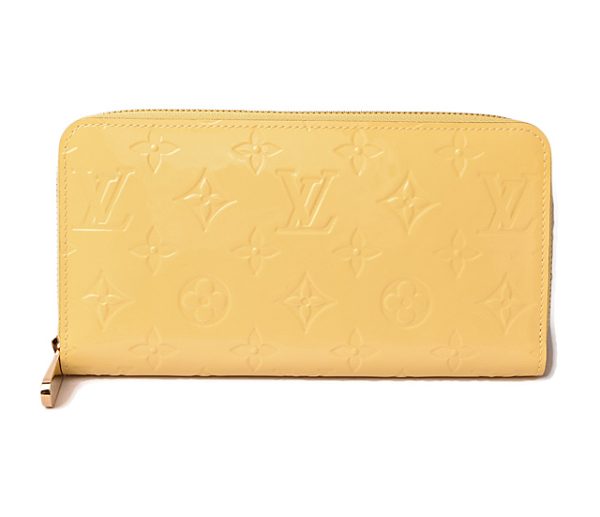 l 18 0100 1 Louis Vuitton Zippy Wallet Long Vernis Yellow