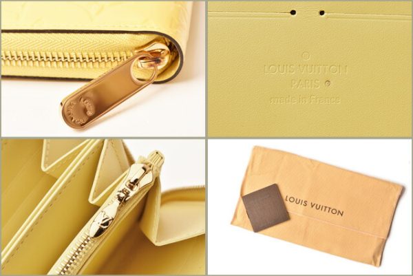 l 18 0100 6 Louis Vuitton Zippy Wallet Long Vernis Yellow