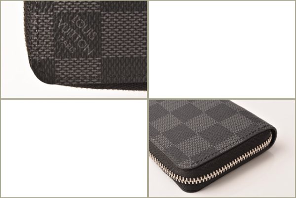 l 18 0103 7 Louis Vuitton Zippy Coin Mini Wallet Damier Graphite