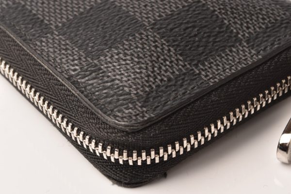 l 18 0105 6 Louis Vuitton Mini Wallet Zippy Coin Damier Graphite