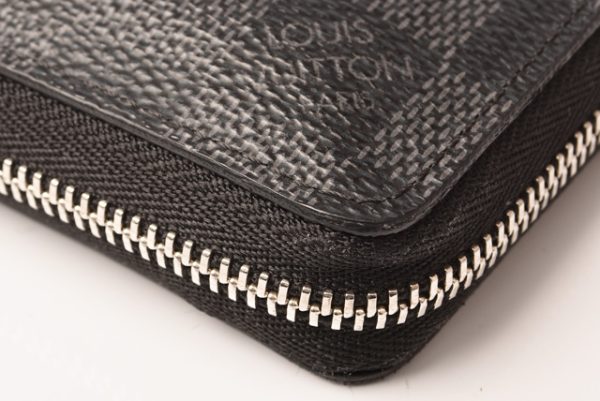 l 18 0105 7 Louis Vuitton Mini Wallet Zippy Coin Damier Graphite