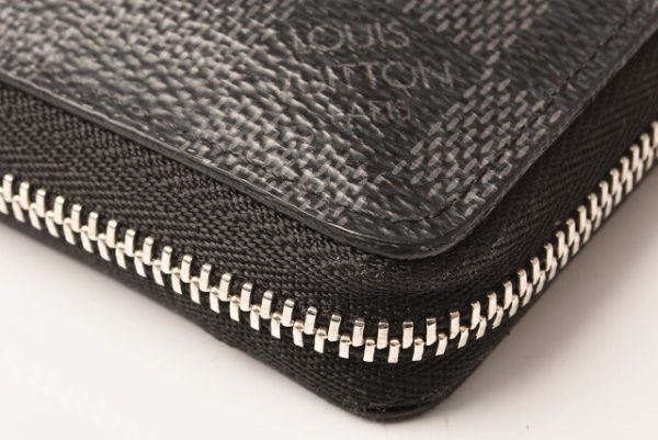 l 18 0105 7 Louis Vuitton Zippy Coin Mini Wallet Damier Graphite