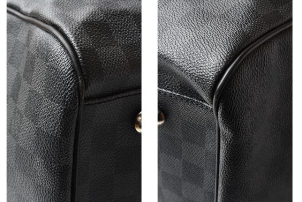 l 19 0001 8 Louis Vuitton Roadster 50 Bag Damier Graphite Black