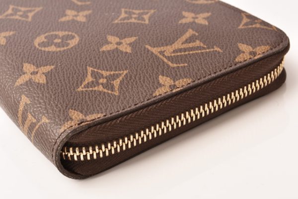 l 19 0003 4 Louis Vuitton Zippy Organizer Wallet Monogram Brown