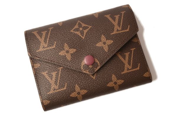 l 19 0007 2 Louis Vuitton Portefeuille Victorine Mini Wallet Monogram Fuchsia Wallet