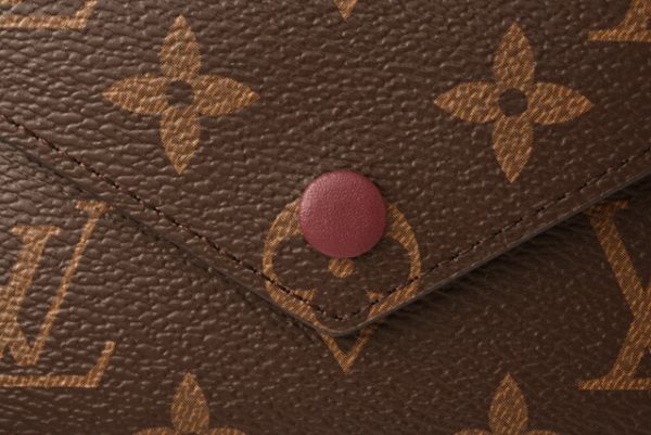 l 19 0007 4 Louis Vuitton Portefeuille Victorine Mini Wallet Monogram Fuchsia Wallet