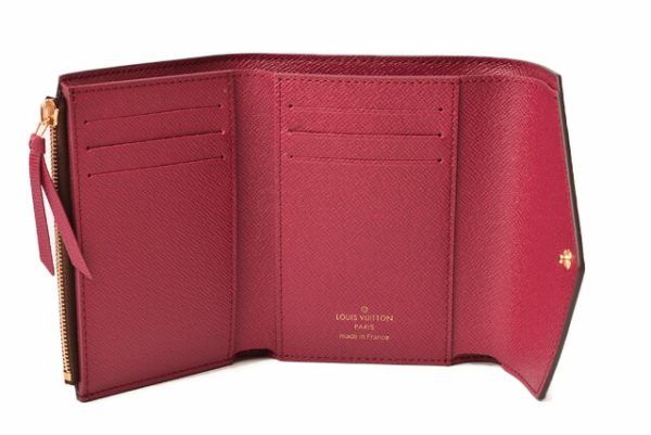 l 19 0007 5 Louis Vuitton Portefeuille Victorine Mini Wallet Monogram Fuchsia Wallet