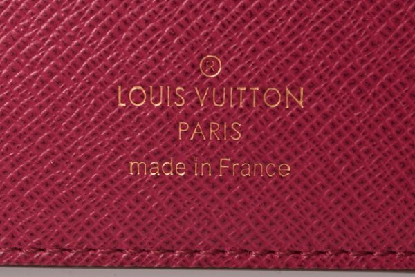 l 19 0007 6 Louis Vuitton Portefeuille Victorine Mini Wallet Monogram Fuchsia Wallet