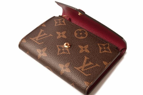 l 19 0007 9 Louis Vuitton Portefeuille Victorine Mini Wallet Monogram Fuchsia Wallet